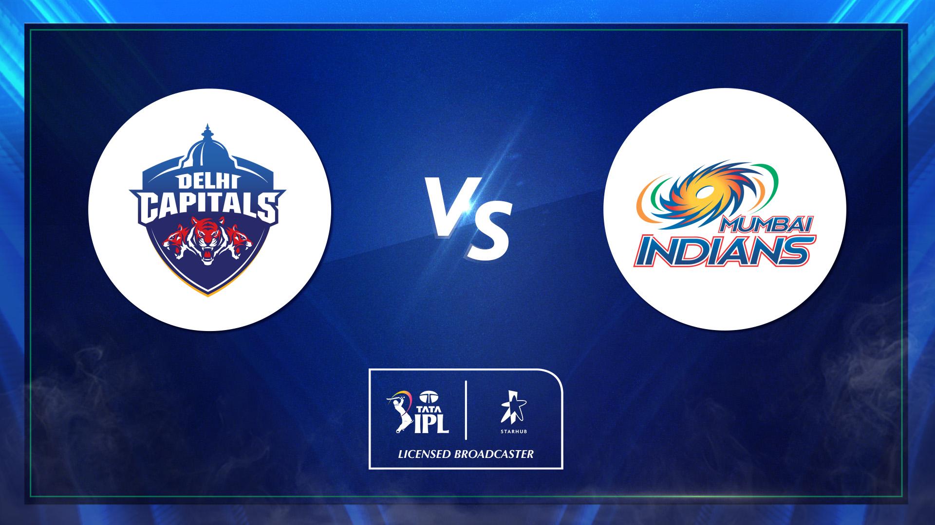 Delhi Capitals vs. Mumbai Indians